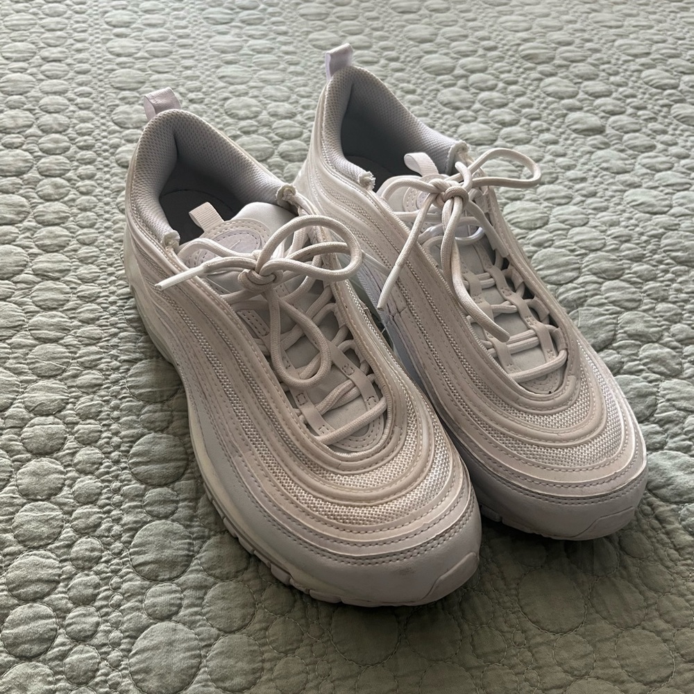 Nike White Mesh Sneakers